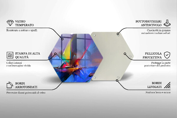 Cache plaque de cuisson Abstraction peinte