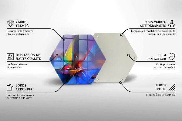 Cache plaque de cuisson Abstraction peinte