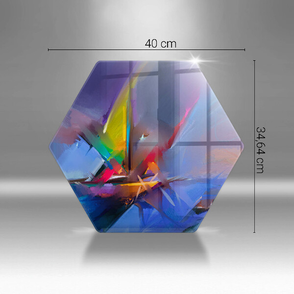 Cache plaque de cuisson Abstraction peinte