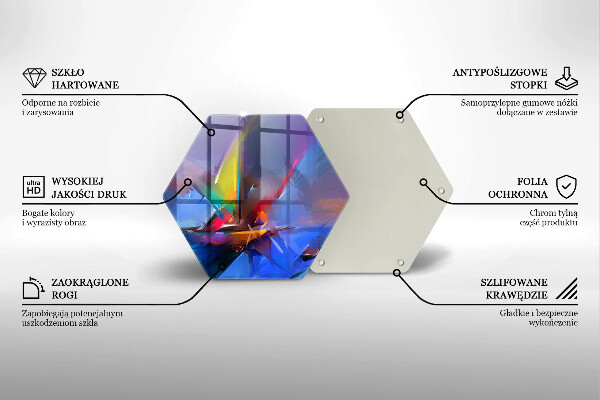 Cache plaque de cuisson Abstraction peinte