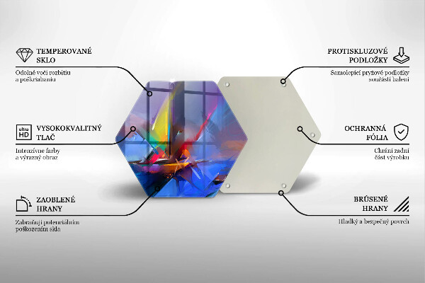 Cache plaque de cuisson Abstraction peinte