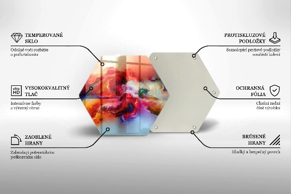 Cache plaque de cuisson Abstraction enfumée