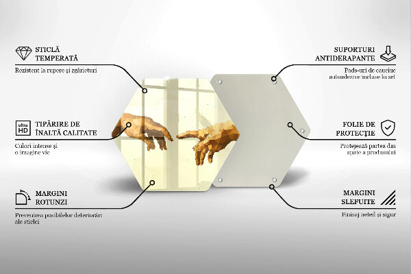 Cache plaque de cuisson Création des mains d'Adam