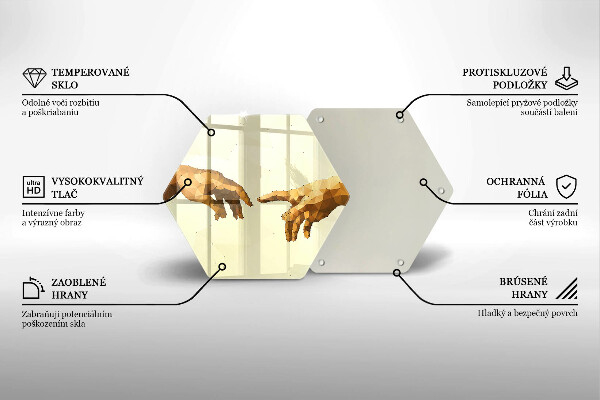 Cache plaque de cuisson Création des mains d'Adam