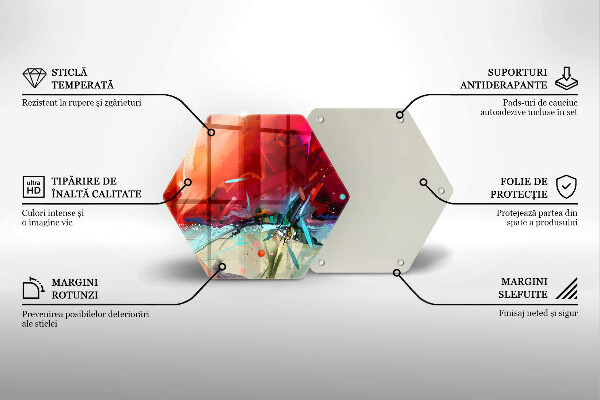 Cache plaque de cuisson Abstraction peinte