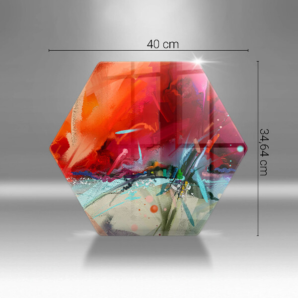 Cache plaque de cuisson Abstraction peinte