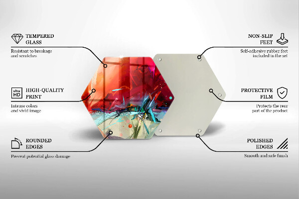 Cache plaque de cuisson Abstraction peinte