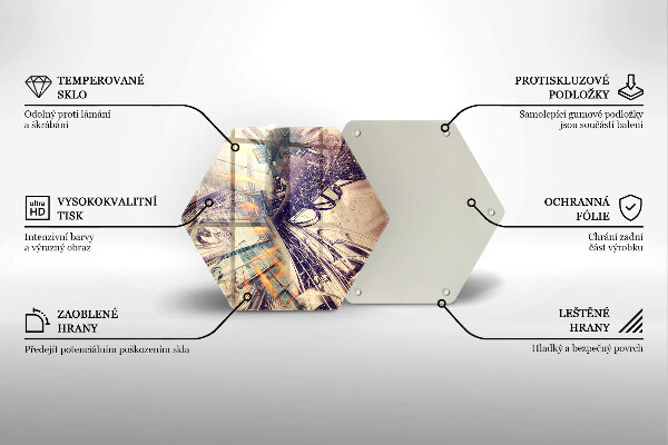 Cache plaque de cuisson Composition moderne