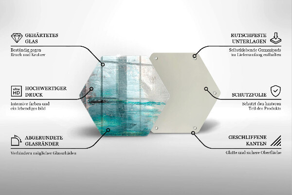 Cache plaque de cuisson Fond d'abstraction de peinture