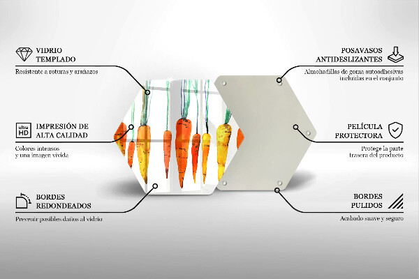 Protection plaque induction Illustration de carotte
