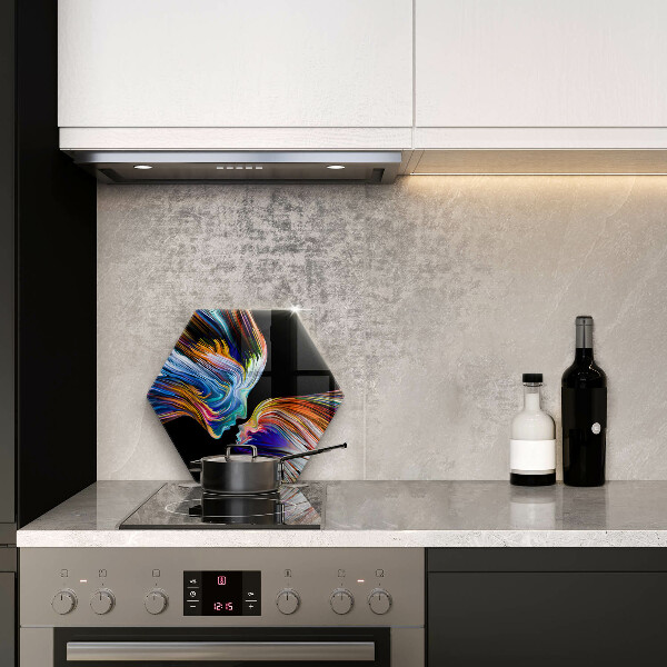 Protection plaque induction Baiser abstraction