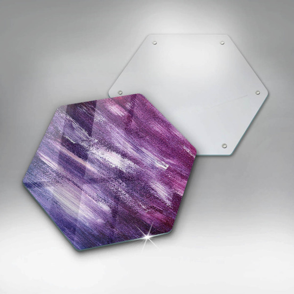 Protection plaque induction Peinture abstraite