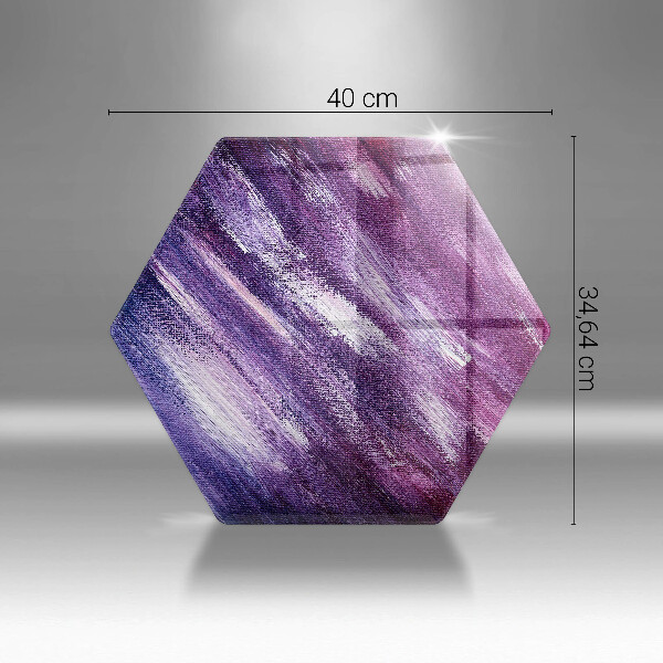 Protection plaque induction Peinture abstraite