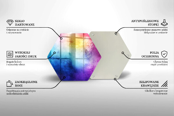 Protection plaque induction Éclaboussures d'aquarelle arc-en-ciel