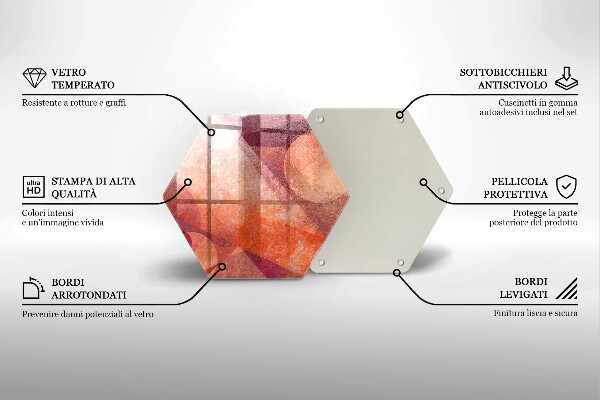 Protection plaque induction Art abstrait