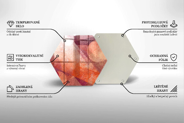 Protection plaque induction Art abstrait