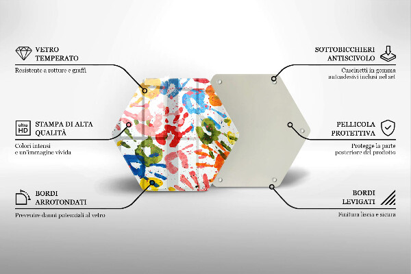 Protection plaque induction Traces de mains d'enfants