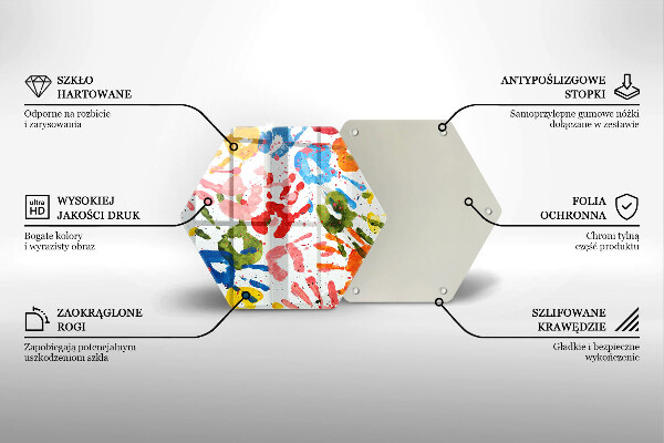 Protection plaque induction Traces de mains d'enfants