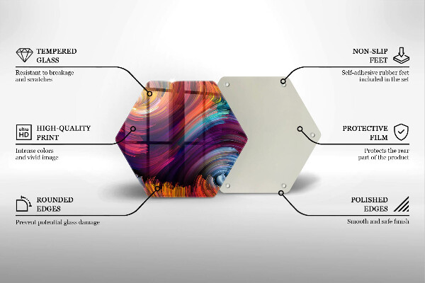 Protection plaque induction Des reflets colorés