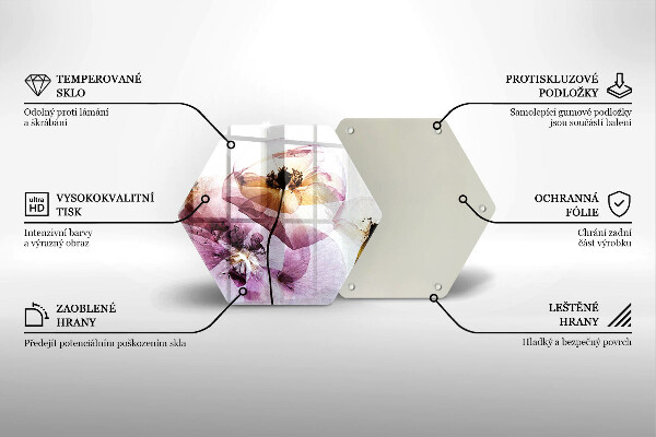 Protection plaque induction Fleurs délicates