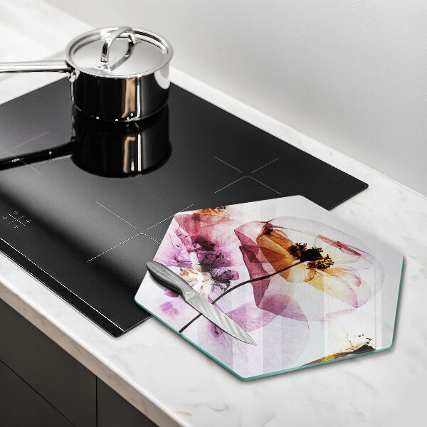 Protection plaque induction Fleurs délicates