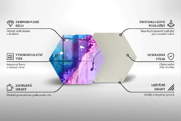 Protection plaque induction Encres d'abstraction