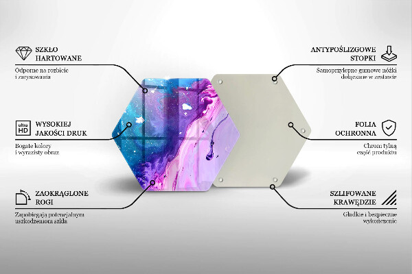 Protection plaque induction Encres d'abstraction