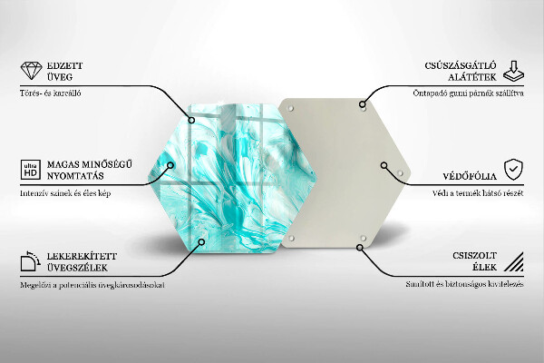 Protection plaque induction Peintures abstraites