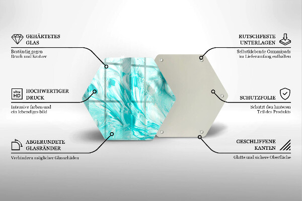 Protection plaque induction Peintures abstraites