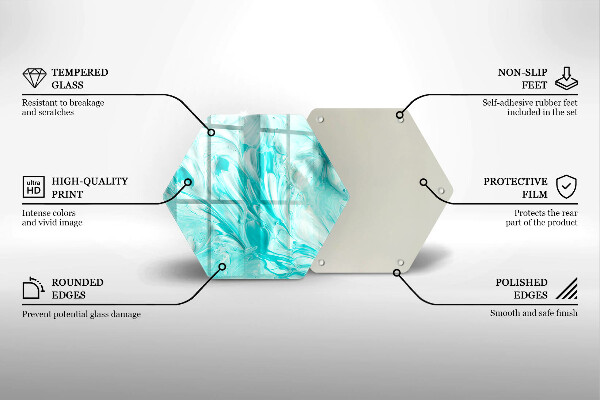 Protection plaque induction Peintures abstraites
