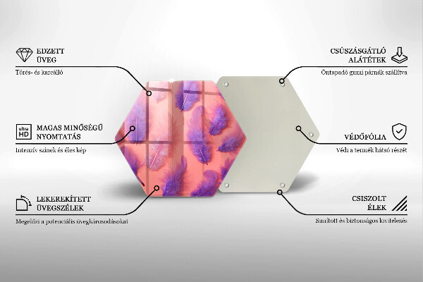 Protection plaque induction Plumes moelleuses