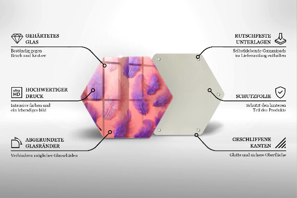 Protection plaque induction Plumes moelleuses