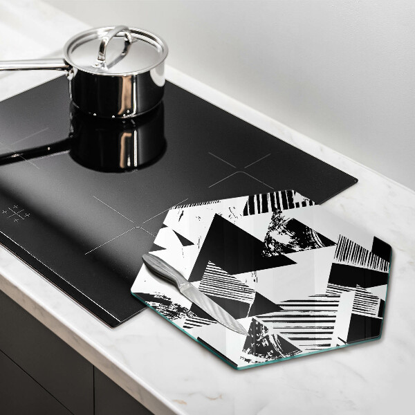 Protection plaque induction Triangles géométriques