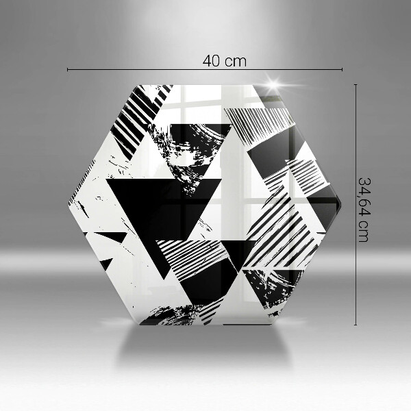 Protection plaque induction Triangles géométriques