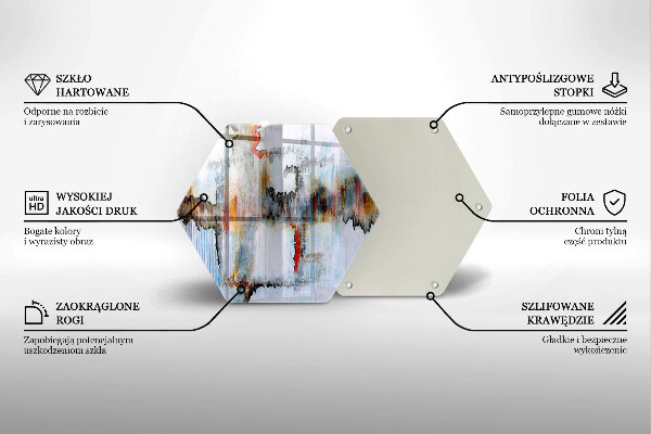 Cache plaque de cuisson Peintures abstraites