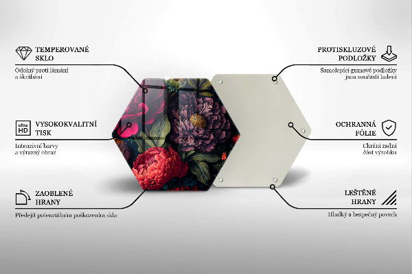 Protection plaque induction Belles fleurs