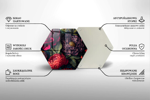 Protection plaque induction Belles fleurs