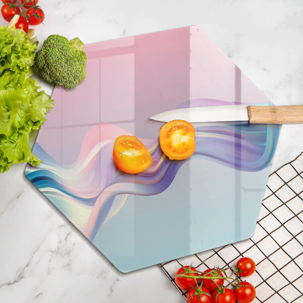 Protège plaque de cuisson Abstraction pastel