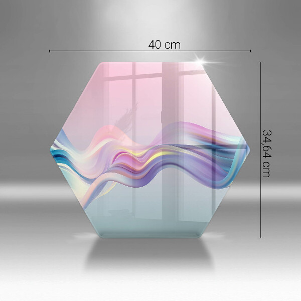 Protège plaque de cuisson Abstraction pastel