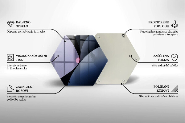 Cache plaque de cuisson Formes abstraites
