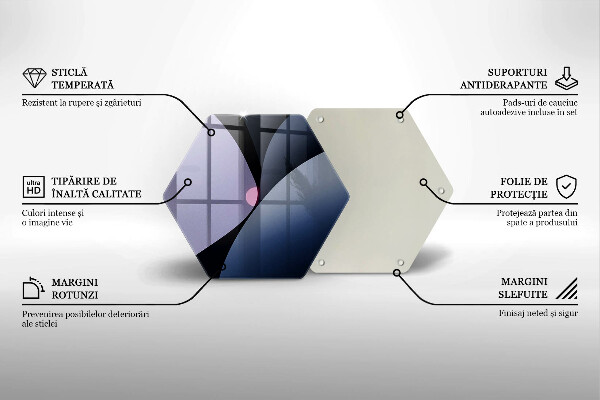 Cache plaque de cuisson Formes abstraites
