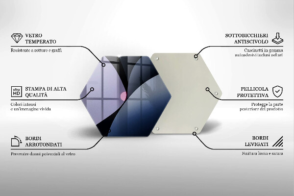 Cache plaque de cuisson Formes abstraites