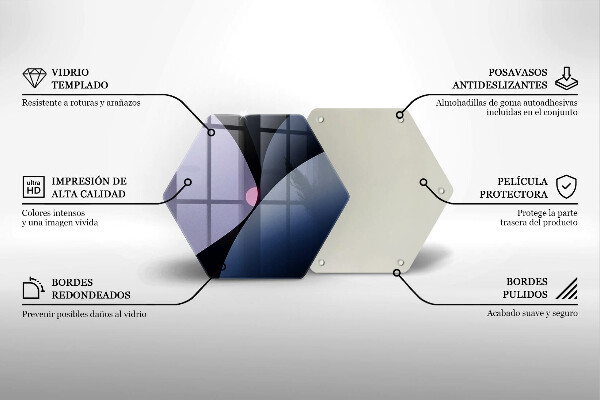 Cache plaque de cuisson Formes abstraites