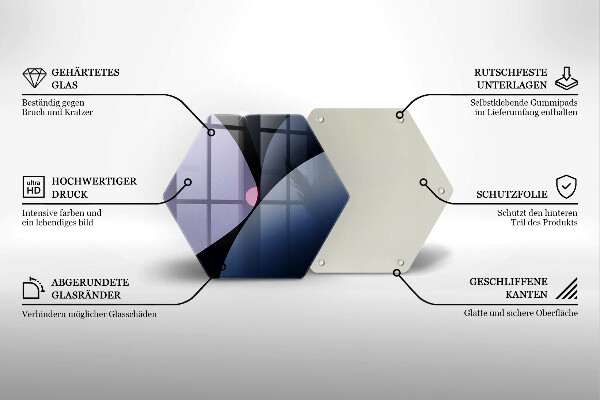Cache plaque de cuisson Formes abstraites
