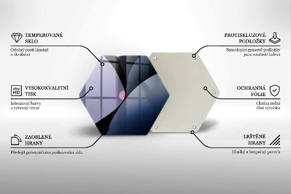 Cache plaque de cuisson Formes abstraites