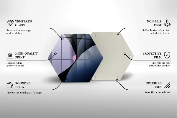 Cache plaque de cuisson Formes abstraites