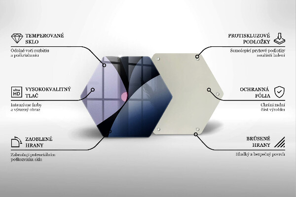 Cache plaque de cuisson Formes abstraites
