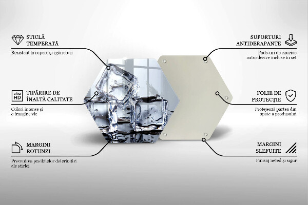 Cache plaque de cuisson Glaçons