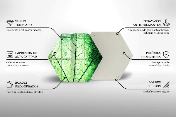 Cache plaque de cuisson Feuille de veine décorative