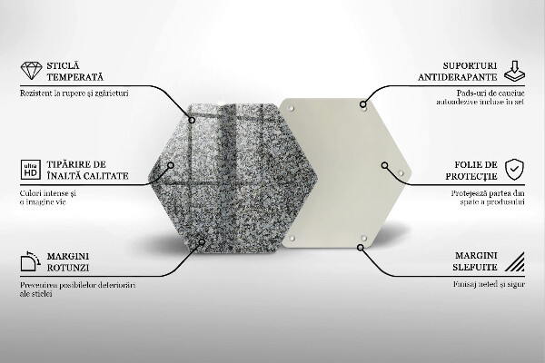 Cache plaque de cuisson Texture de pierre